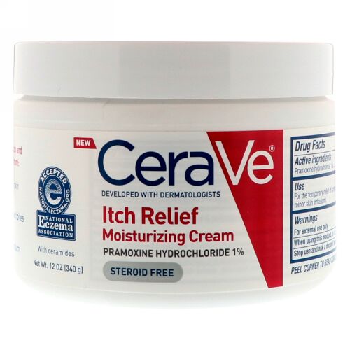 CeraVe, かゆみ止めモイスチャライジングクリーム、12オンス (340 g) (Discontinued Item)