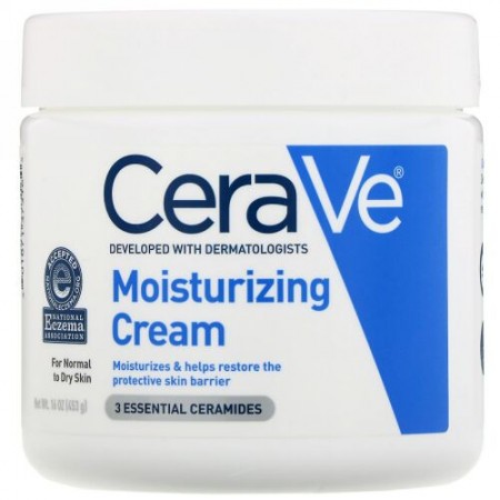 CeraVe, 保湿クリーム、16 oz (453 g) (Discontinued Item)