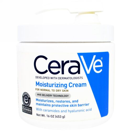 CeraVe, ポンプ付き保湿クリーム、453g (Discontinued Item)