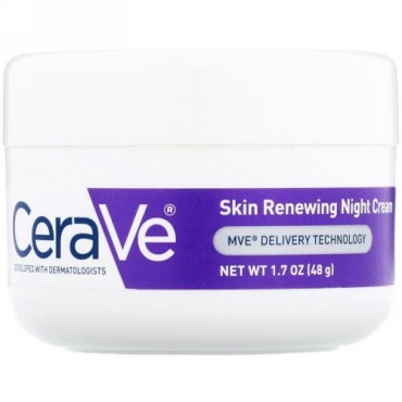 CeraVe, Skin Renewing Night Cream, 1.7 oz z (48 g) (Discontinued Item)