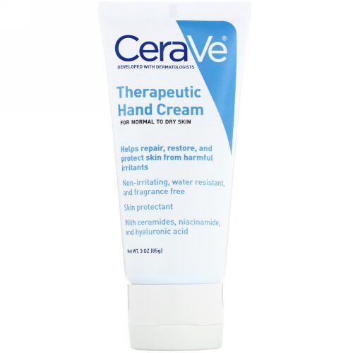 CeraVe, セラピュティックハンド クリーム、 3 oz (85 g) (Discontinued Item)