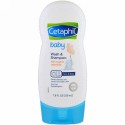 Cetaphil, オーガニックカレンデュラ入りベビー、ウォッシュ＆シャンプー、7.8液体オンス（230 ml）