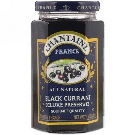 Chantaine, デラックスプリザーブス、ブラックカラント、11.5 oz (325 g) (Discontinued Item)