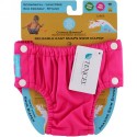 Charlie Banana, 再利用可能なイージースナップスイムダイパー（おむつ）、ホットピンク、Lサイズ、1枚 (Discontinued Item)