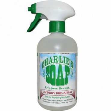 Charlie's Soap, ランドリー・プレ・スプレー, 16.9 液量オンス (500 ml) (Discontinued Item)