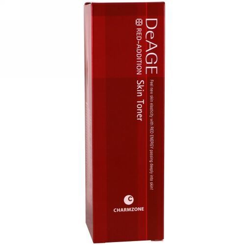 Charmzone, DeAge、レッドアディション、スキントーナー、4.39 fl oz (130 ml) (Discontinued Item)