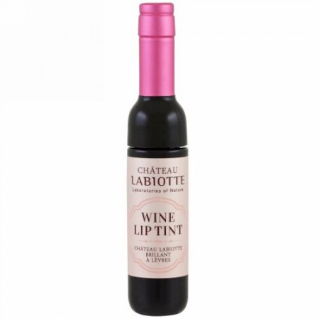 Chateau Labiotte, ワインリップティント, PK01 ブラッシュピンク, 7 g (Discontinued Item)