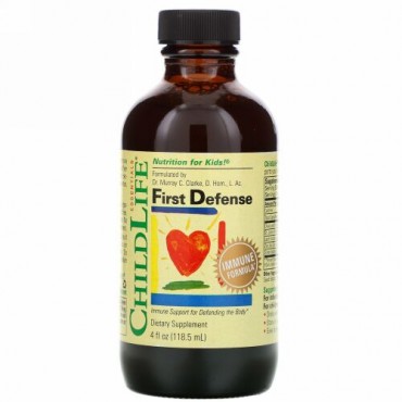 ChildLife, エッセンシャル、ファーストディフェンス、4液量オンス(118.5ml)