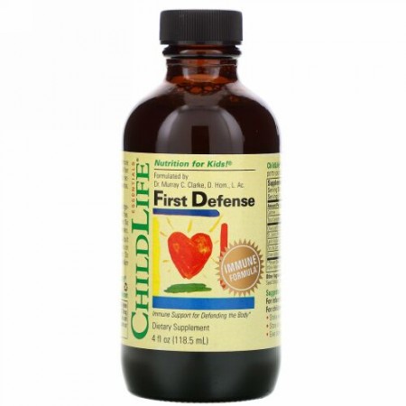 ChildLife, エッセンシャル、ファーストディフェンス、4液量オンス(118.5ml)