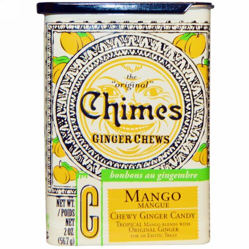 Chimes, ジンジャーチュー、マンゴ、2 oz (56.7 g) (Discontinued Item)