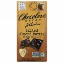 Chocolove, ソルトアーモンドバター入りダークチョコレート、カカオ55％、90g（3.2オンス）