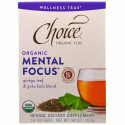 Choice Organic Teas, ウェルネスティー, オーガニックメンタルフォーカス, 16袋, 各0.05 oz (1.6 g) (Discontinued Item)