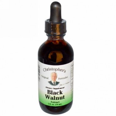 Christopher's Original Formulas, 黒クルミエキス、2液量オンス(59 ml) (Discontinued Item)