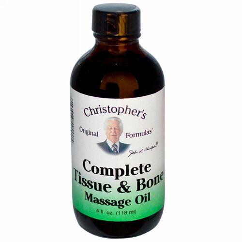 Christopher's Original Formulas, コンプリート・ティッシュ & ボーン・マッサージオイル, 4 液量オンス (118 ml)