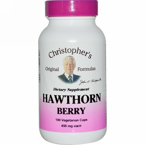 Christopher's Original Formulas, Hawthorn Berry, 450 mg, 100 Vegetarian Caps