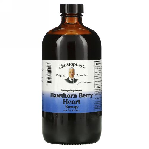 Christopher's Original Formulas, ホーソン･ベリー 心臓のためのシロップ、16液量オンス(472 ml)