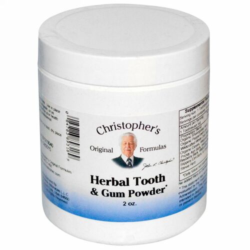 Christopher's Original Formulas, ハーブ系歯と歯茎のパウダー、 2 オンス