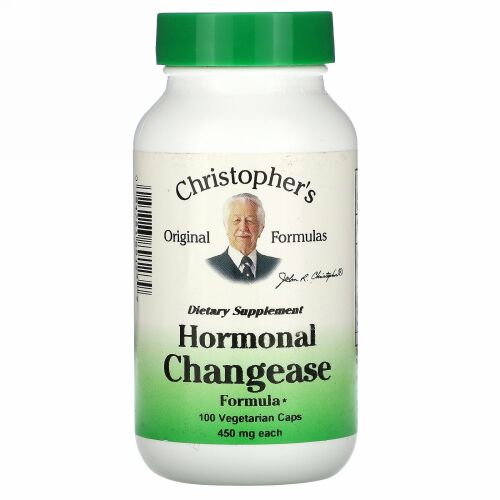 Christopher's Original Formulas, Hormonal Changease Formula, 460 mg, 100 Vegetarian Caps