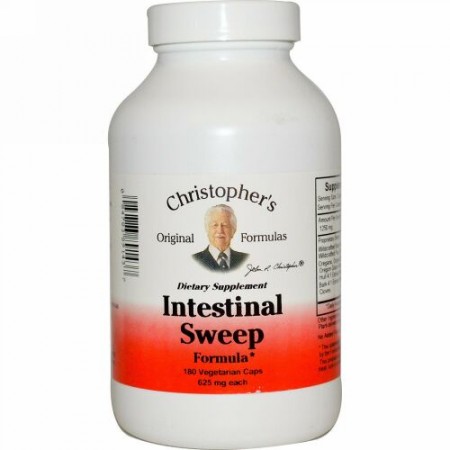 Christopher's Original Formulas, Intestinal Sweep Formula, 625 mg, 180 Vegetarian Caps