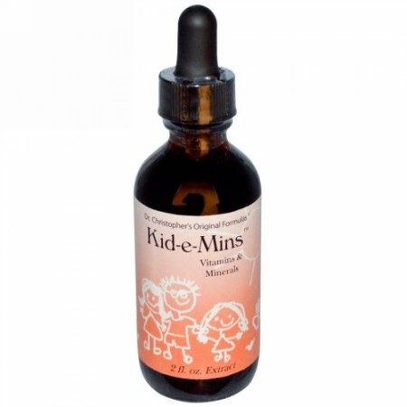 Christopher's Original Formulas, Kid-e-Mins、ビタミンとミネラル、 2液量オンス