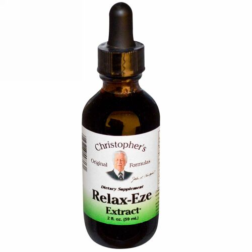 Christopher's Original Formulas, リラックスィーズ エキストラクト、2 fl oz (59 ml)