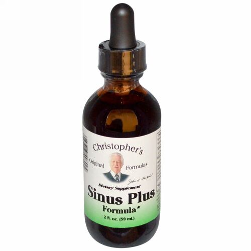 Christopher's Original Formulas, サイナス プラス フォーミュラ、2 fl oz (59 ml)