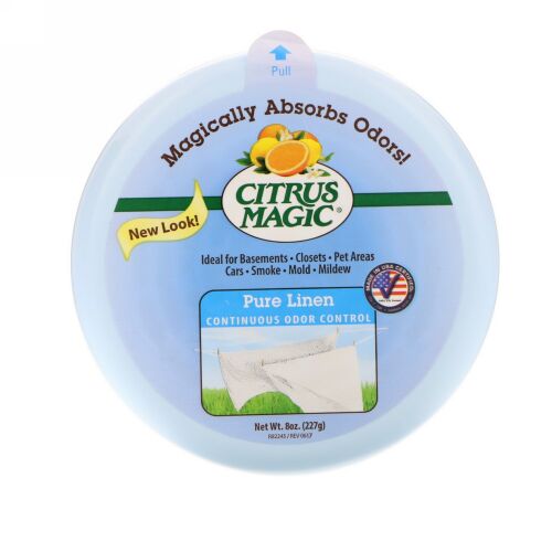 Citrus Magic, ソリッド・エアフレッシュナー、ピュアリンネル、8 oz (227 g) (Discontinued Item)