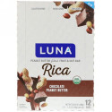 Clif Bar, Luna, Rica Peanut Butter Filled Fruit & Nut Bar, Chocolate Peanut Butter, 12 Bars, 1.41 oz (40 g) Each (Discontinued Item)