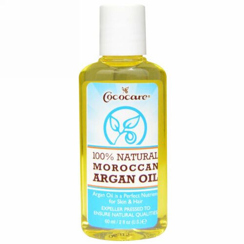 Cococare, 100％天然モロッカンアルガンオイル、60 ml（2 fl oz）