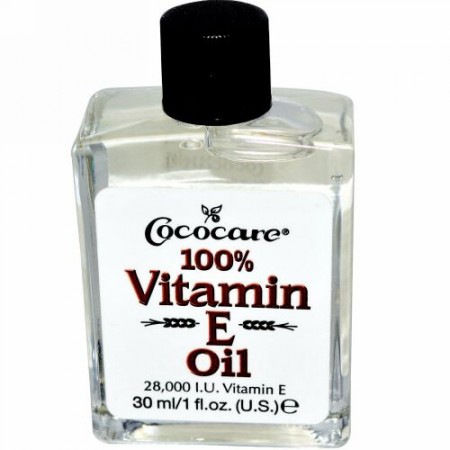 Cococare, 100% ビタミン E オイル、 28,000 IU、1 液量オンス(30 ml)