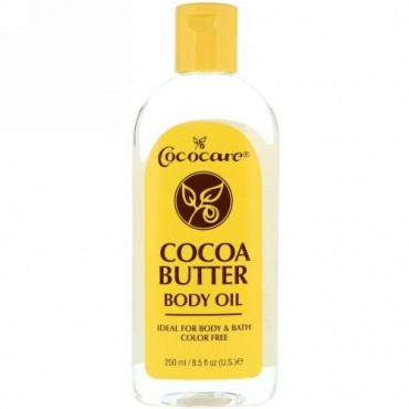 Cococare, カカオバター・ボディオイル, 8.5 液量オンス (250 ml)