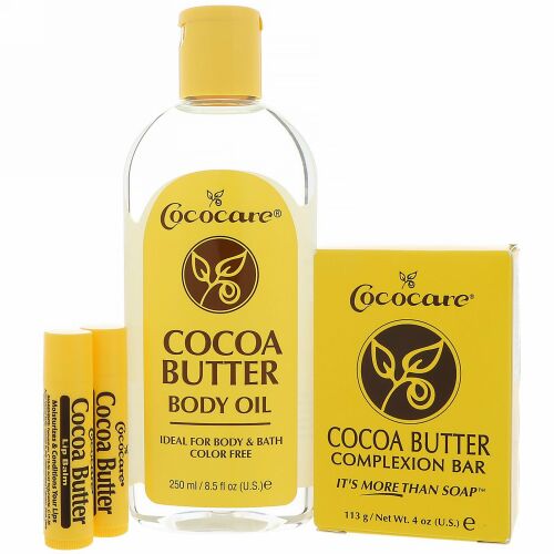Cococare, ココアバターギフトバッグ、4ピース (Discontinued Item)