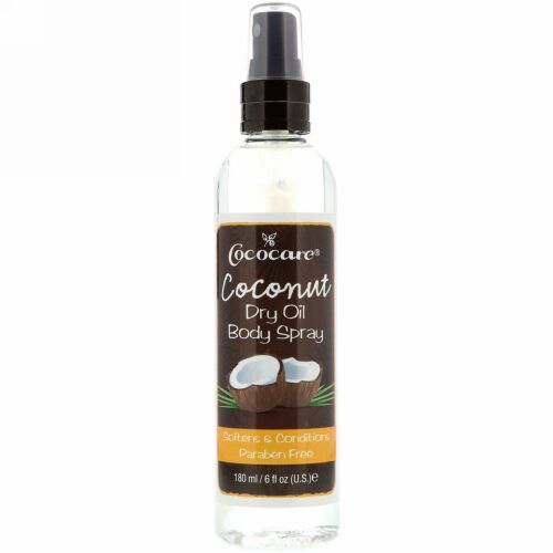 Cococare, Coconut Dry Oil Body Spray, 6 fl oz (180 ml)