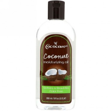 Cococare, ココナッツ・モイスチャライジングオイル, 9 液量オンス(260 ml)