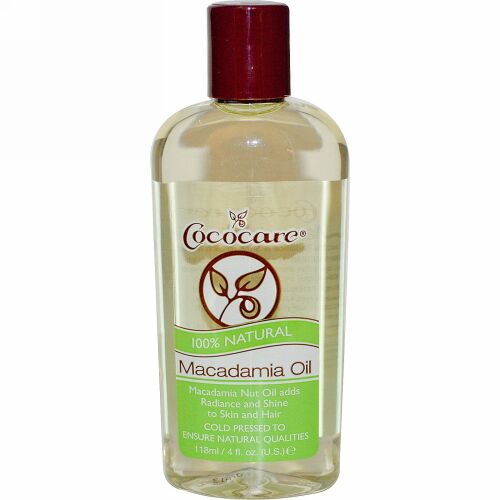 Cococare, マカダミアオイル, 4液量オンス (118 ml)