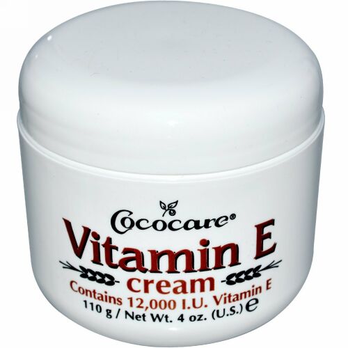 Cococare, ビタミンEクリーム、12,000 IU、4 oz (110 g)