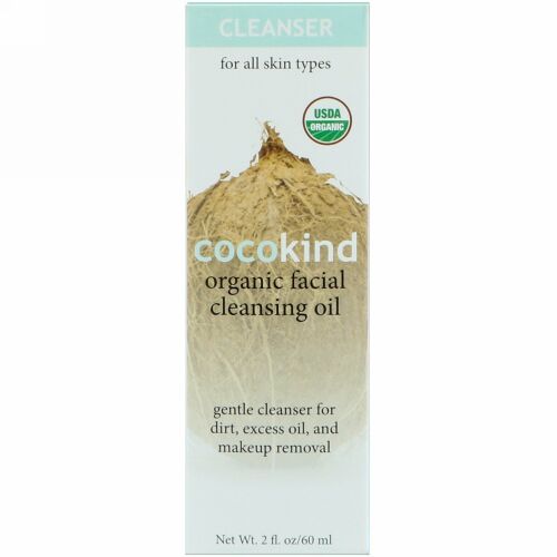 Cocokind, オーガニックフェイシャルクレンジングオイル、 2 fl oz (60 ml) (Discontinued Item)