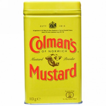 Colman's, ダブルスーパーファイン（超微粉）マスタードパウダー、 4 オンス (113 g) (Discontinued Item)