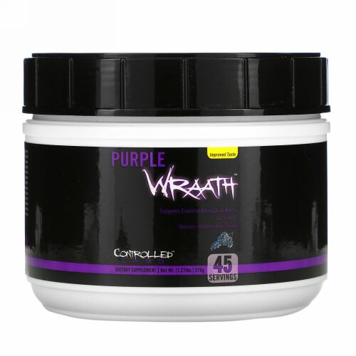 Controlled Labs, Purple Wraath、ジューシーグレープ、 1.17 ポンド (535 g)