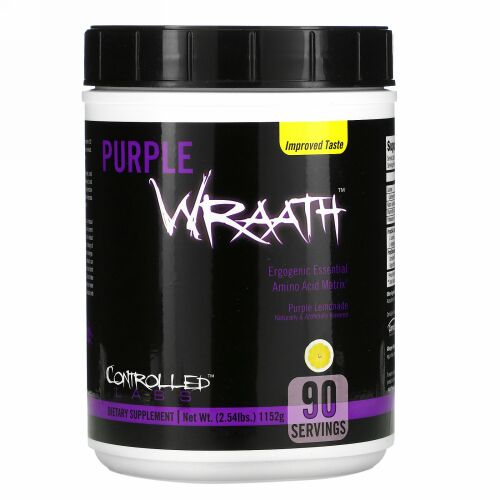 Controlled Labs, パープルラース（Purple Wraath）、パープルレモネード、2.44 lbs (1108 g)