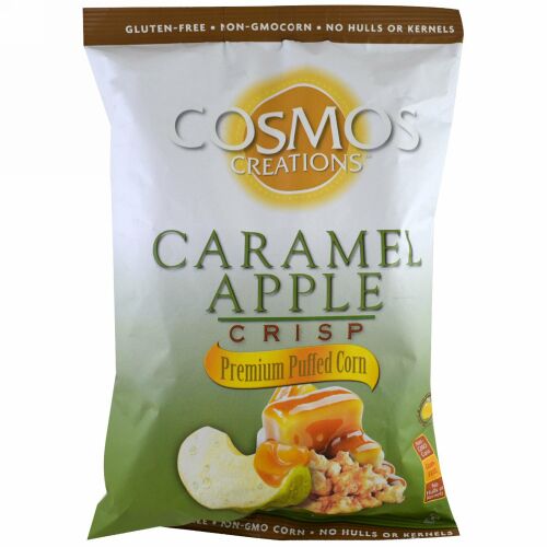 Cosmos Creations, プレミアムポップコーン、カラメルアップルクリスプ、6オンス (170 g) (Discontinued Item)