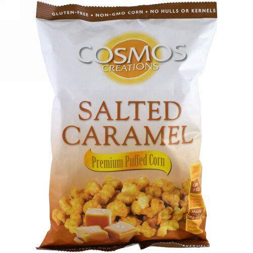 Cosmos Creations, プレミアム・パフコーン、塩キャラメル、6.5 oz (184.3 g) (Discontinued Item)
