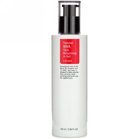 Cosrx, Natural BHA Skin Returning A-Sol, 3.38 fl oz (100 ml) (Discontinued Item)