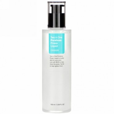 Cosrx, ツーインワンポアレスパワーリキッド、3.38液量オンス (100 ml)