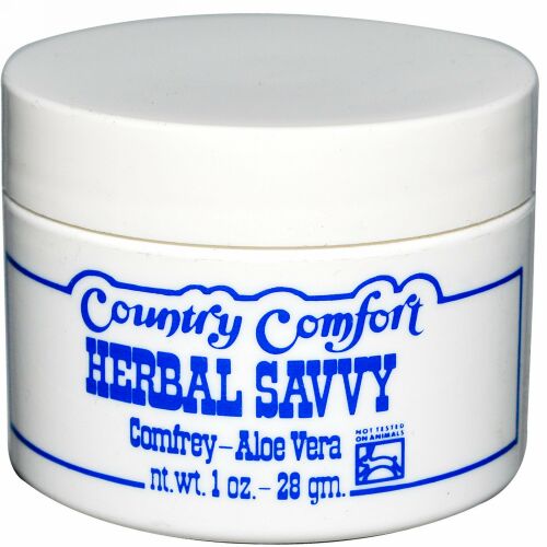 Country Comfort, ハーバル サヴィー、コンフリー-アロエベラ、1 oz (28 g) (Discontinued Item)