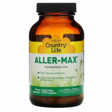 Country Life, Aller-Max, 100 Vegetarian Capsules