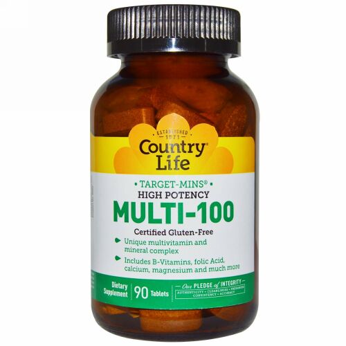Country Life, Multi-100, 90 Tablets