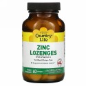 Country Life, Zinc Lozenges with Vitamin C, Cherry, 60 Lozenges