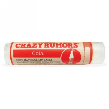 Crazy Rumors, 100% ナチュラルリップバーム、 コーラ、 0.15 oz (4.4 ml) (Discontinued Item)