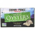 Crown Prince Natural, スモークオイスター、オリーブオイル漬け、85 g